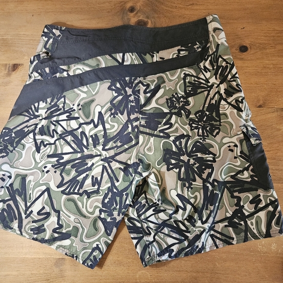 Joe Boxer Camouflage Board Shorts Swim Trunks Size XL - Picture 4 of 7